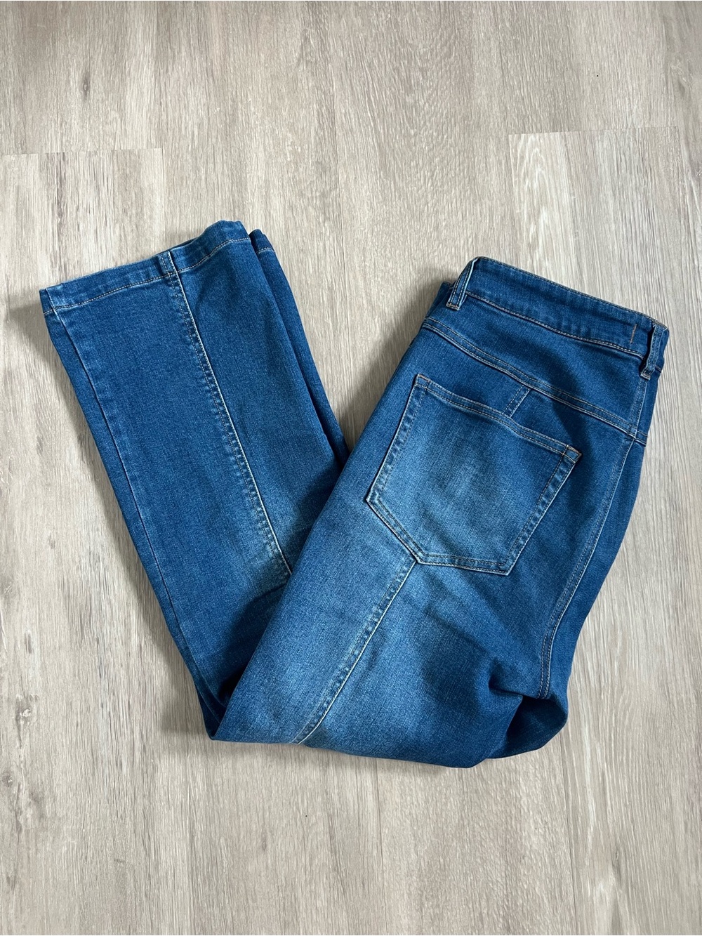 Sundance Peyton Front Seam Kick Flare Ankle Jean 30 Denim Boho Flared